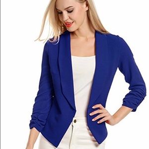 3/4 Sleeve Blazer Open Front Cardigan Blazer 🔷